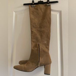 Zara Suede High Boots